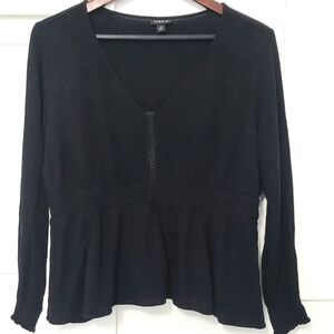 Torrid Vneck Long Sleeve Gauze High Waist Top 2